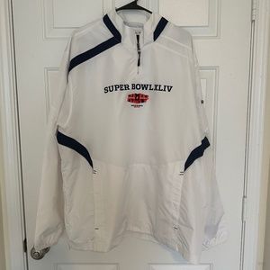 Vintage NFL Superbowl XLIV 2010 Reebok Windbreaker Jacket